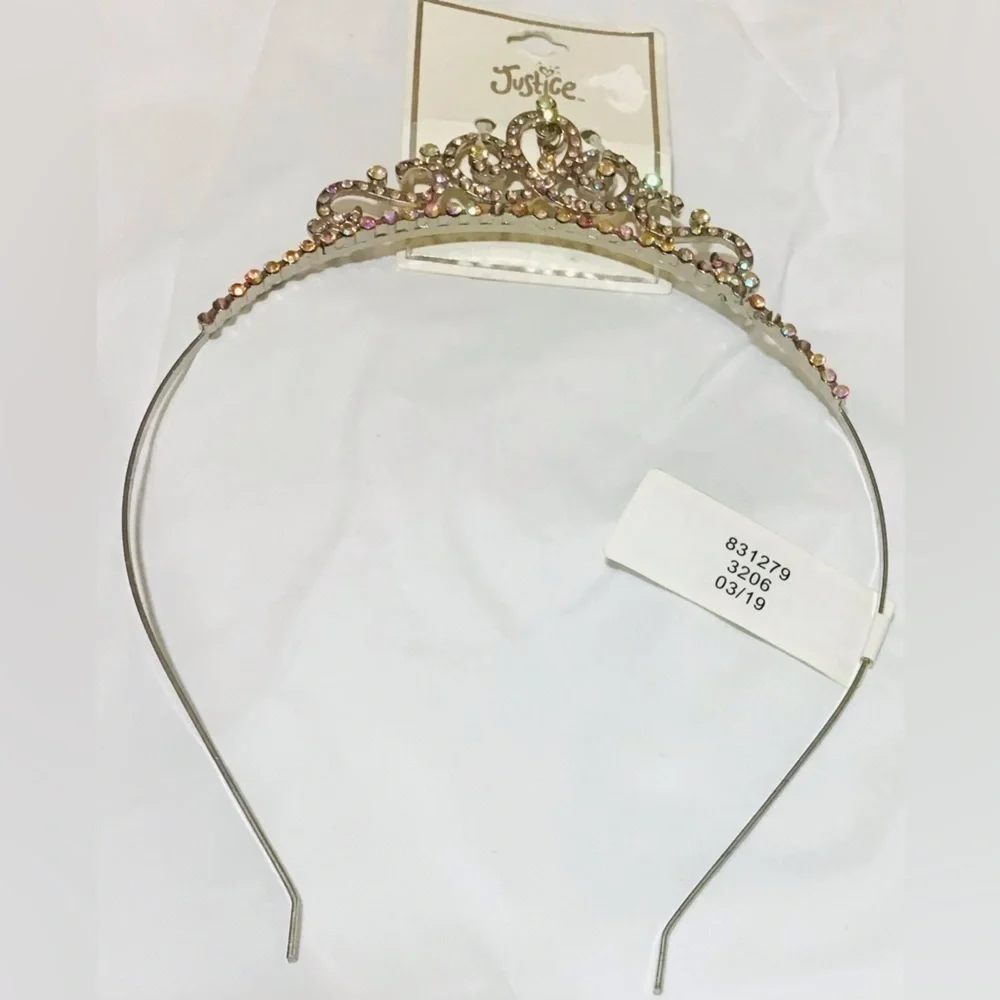 Justice Gemmed Tiara Headband